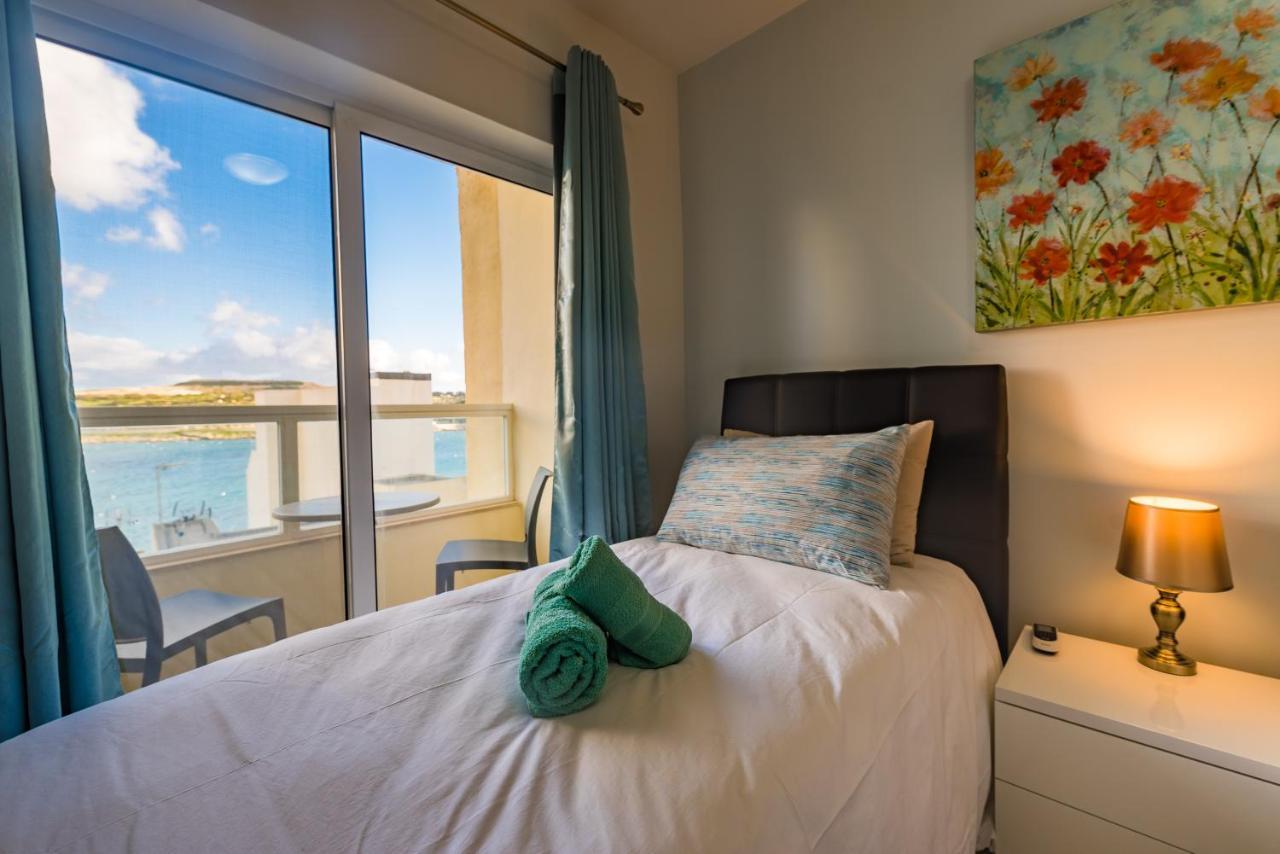 Sh6A- Qawra Prime Location 2 Bedroom Apartment San Pawl il-Baħar Kültér fotó