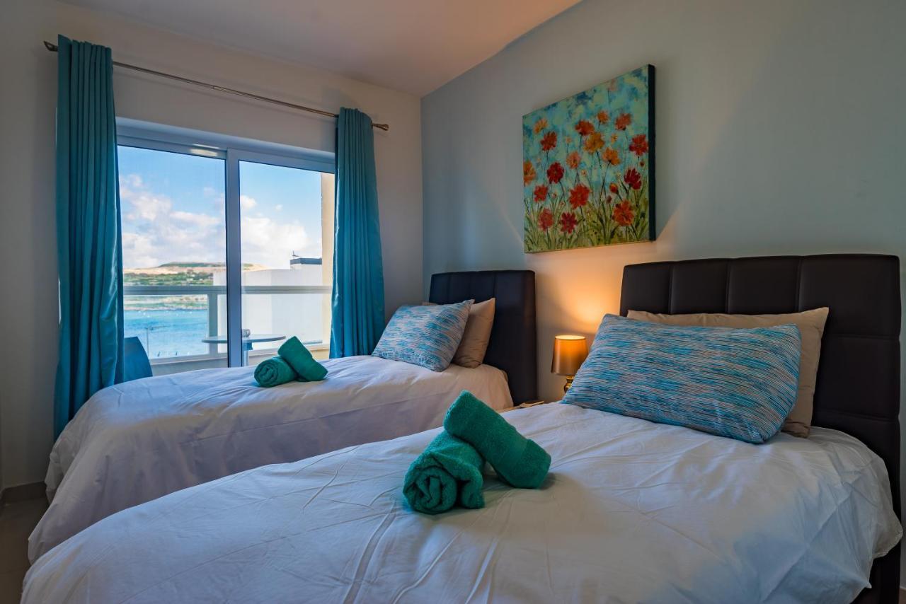 Sh6A- Qawra Prime Location 2 Bedroom Apartment San Pawl il-Baħar Kültér fotó